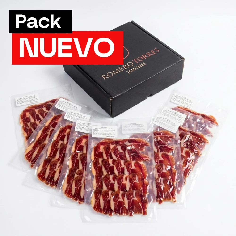 Pack Jamón Curado Romero Torres *** Gran Reserva (10 sobres)